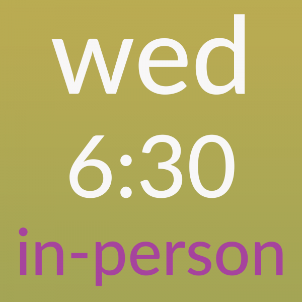 in-person wed at 6:30am